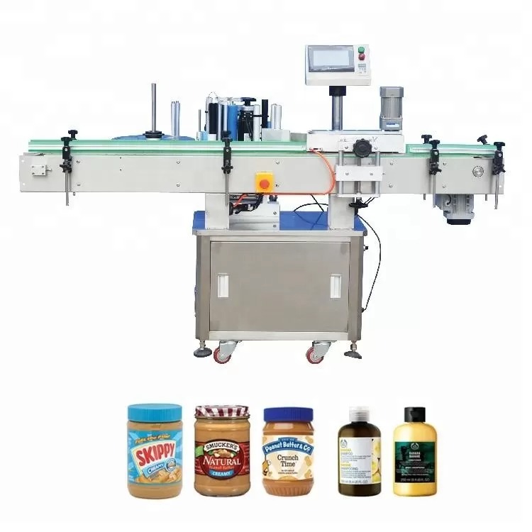 Vertical Self - Adhesive Labelling Labelling Machine For Derman