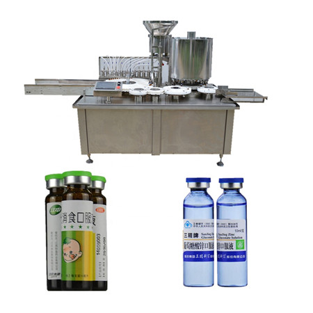 Automatic 10ml 30ml 60ml 100ml essential oil eye drop e liquid small vial filling capping machine