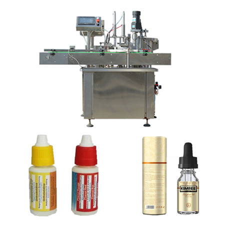 Şampûya Amûrên Bijîjkî yên Şîrê Çînê Cbd Oil Ice Cream Glass Bottle Machine Fill