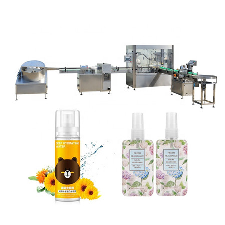 Perfume oil glass bottle filling line,10ml glass vial filling capping machine
